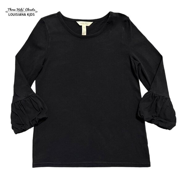 Matilda Jane Other - Matilda Jane 10Y Black Perfectly Paired Puffer Tee Shirt